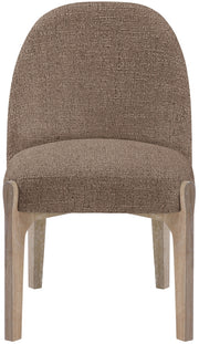 Torino Fabric Upholstered Dining Chair in Brown, Set of 2 - 88001Brown-C