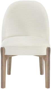 Torino Fabric Upholstered Dining Chair in Cream, Set of 2 - 88001Cream-C