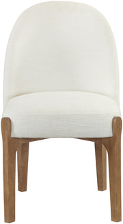Torino Fabric Upholstered Dining Chair in Cream, Set of 2 - 88002Cream-C