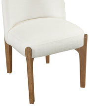 Torino Fabric Upholstered Dining Chair in Cream, Set of 2 - 88002Cream-C