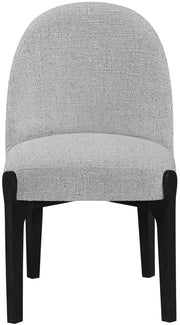 Torino Fabric Upholstered Dining Chair in Grey, Set of 2 - 88003Grey-C