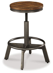 Torjin 2-Piece Bar Stool in Brown/Gray - PKG000115