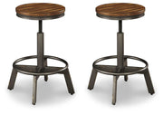 Torjin Brown/Gray Counter Height Stool (Set of 2) - D440-024X2