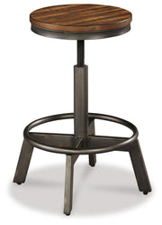 Torjin Brown/Gray Counter Height Stool (Set of 2) - D440-024X2