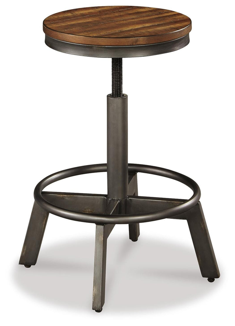 Torjin Brown/Gray Counter Height Stool (Set of 2) - D440-024X2