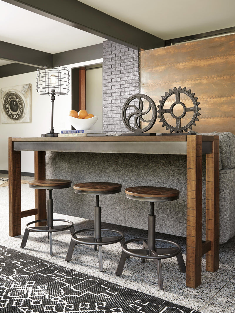 Torjin Brown/Gray Counter Height Stool (Set of 2) - D440-024X2