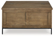 Torlanta Coffee Table with 1 End Table in Brown - PKG019341