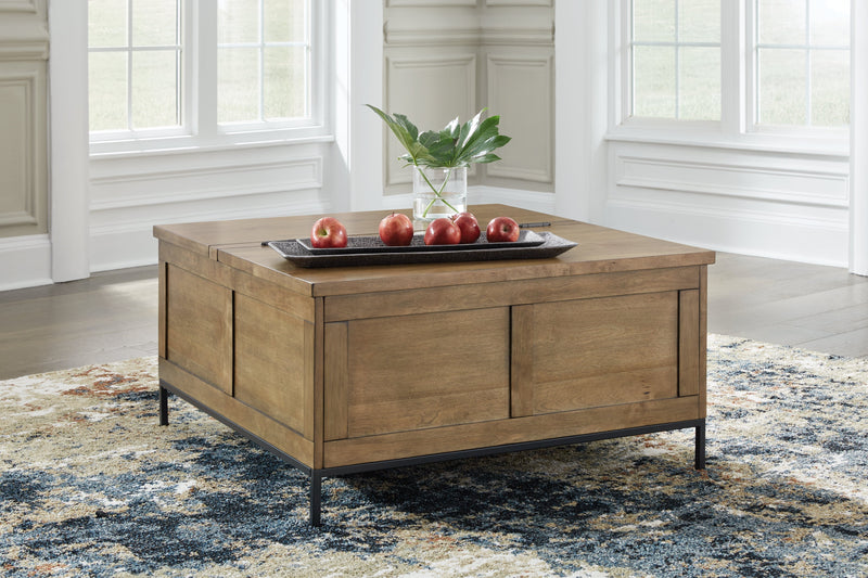 Torlanta Coffee Table with 2 End Tables in Brown - PKG019342