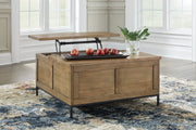Torlanta Coffee Table with 2 End Tables in Brown - PKG019342