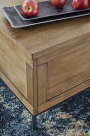 Torlanta Coffee Table with 2 End Tables in Brown - PKG019342