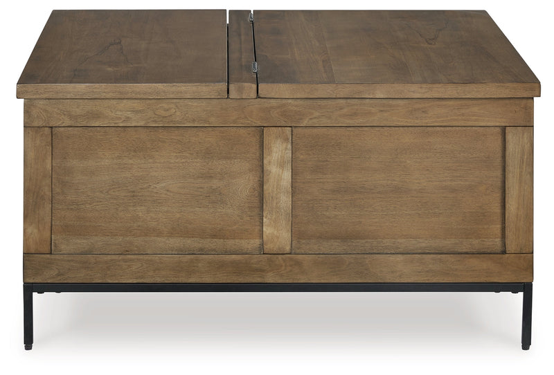 Torlanta Coffee Table with 2 End Tables in Brown - PKG019342