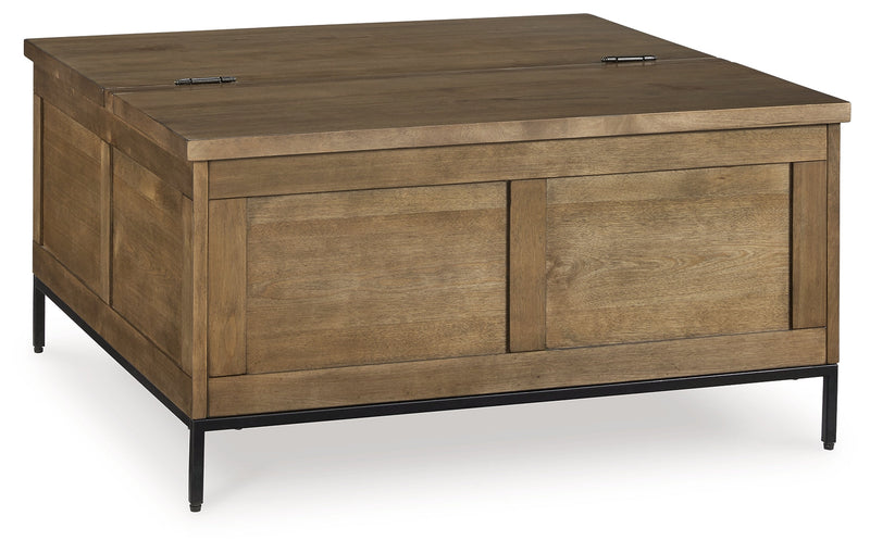 Torlanta Coffee Table with 2 End Tables in Brown - PKG019342