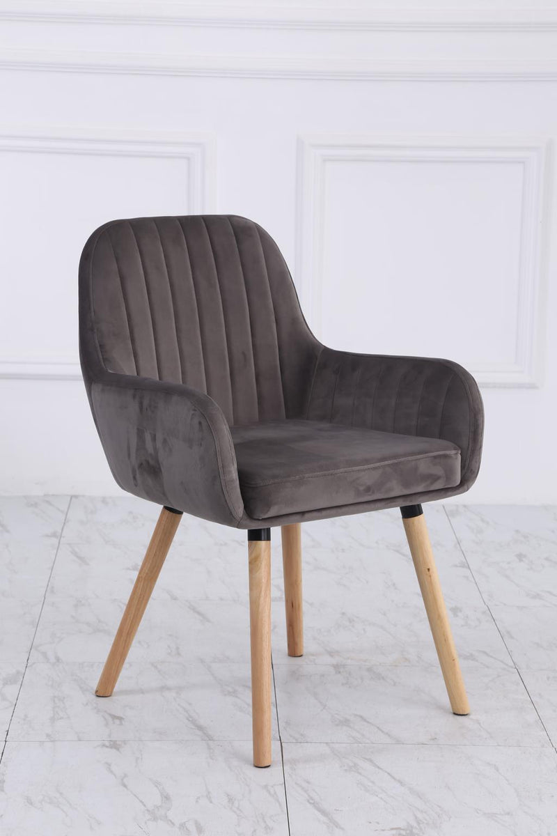 Toro Grey Dining Chair(Set Of 2) - Gate FurnitureChair