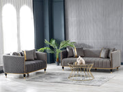 Toronto 70" Wide Square Arm Loveseat - Gate FurnitureLoveseat