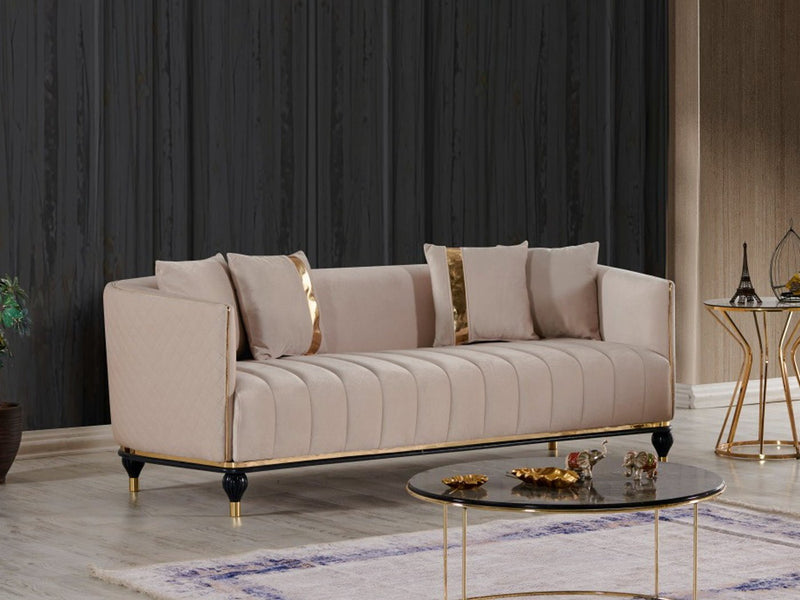 Toronto 70" Wide Square Arm Loveseat - Gate FurnitureLoveseat