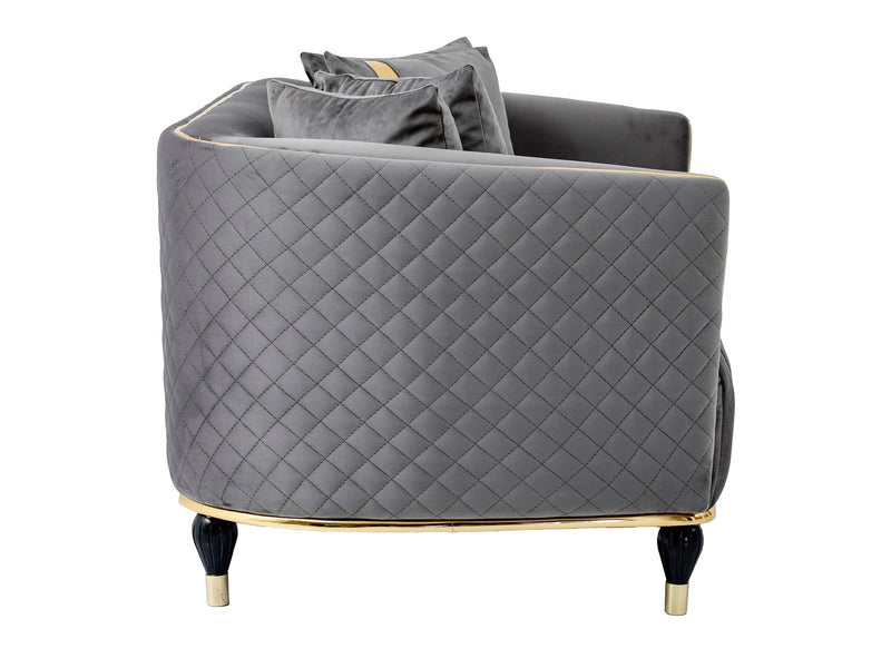 Toronto 70" Wide Square Arm Loveseat - Gate FurnitureLoveseat