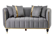 Toronto 70" Wide Square Arm Loveseat - Gate FurnitureLoveseat