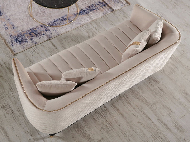 Toronto 85" Wide Square Arm Sofa - Gate FurnitureSofas