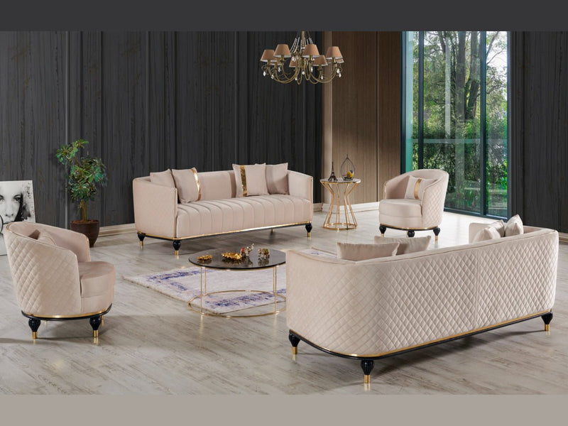 Toronto 85" Wide Square Arm Sofa - Gate FurnitureSofas