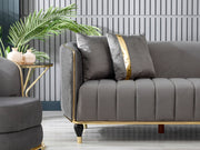 Toronto 85" Wide Square Arm Sofa - Gate FurnitureSofas