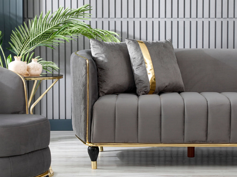 Toronto 85" Wide Square Arm Sofa - Gate FurnitureSofas