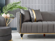 Toronto 85" Wide Square Arm Sofa - Gate FurnitureSofas