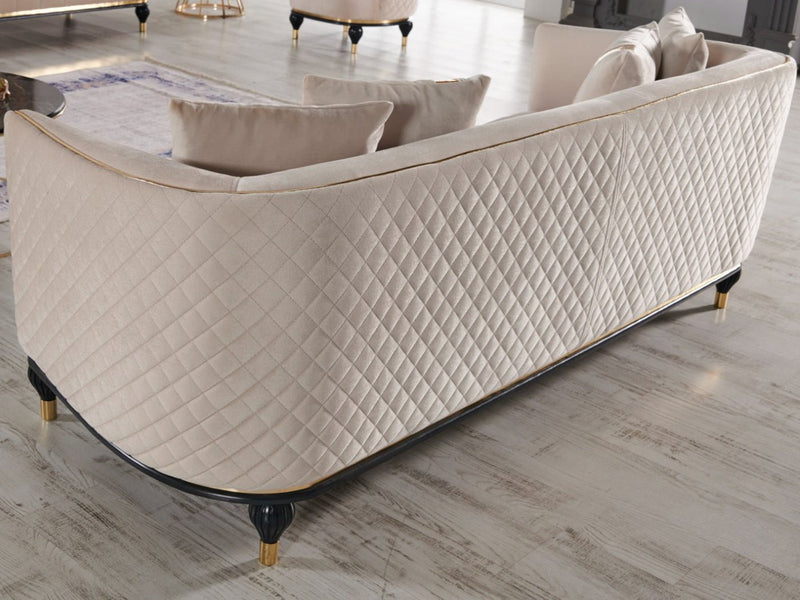 Toronto 85" Wide Square Arm Sofa - Gate FurnitureSofas