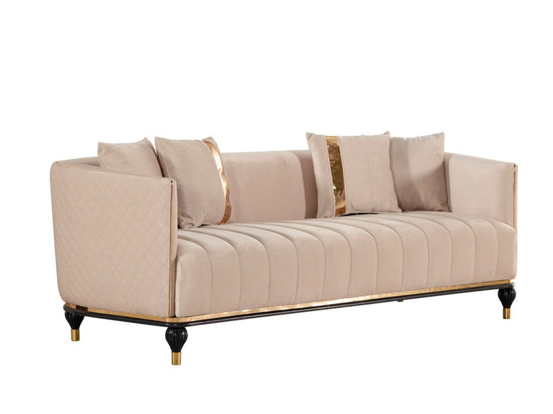 Toronto 85" Wide Square Arm Sofa - Gate FurnitureSofas