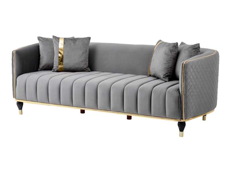 Toronto 85" Wide Square Arm Sofa - Gate FurnitureSofas