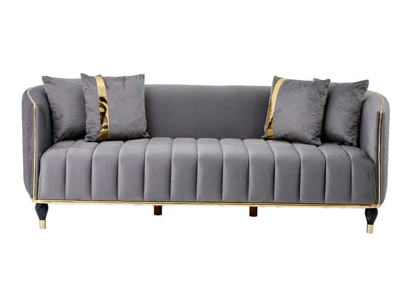 Toronto 85" Wide Square Arm Sofa - Gate FurnitureSofas