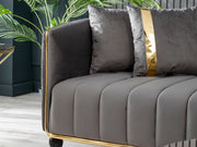 Toronto 85" Wide Square Arm Sofa - Gate FurnitureSofas
