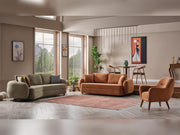 Toscana Stationary 4 Seater Green in Green - 101-TOS-P908-4