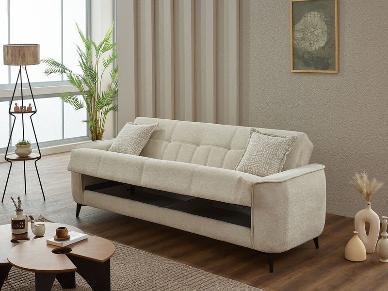 Touch 3-pieces (Sofa & Loveseat & Chair) Livingroom in Cream - 200-SIM-TOU-ERATO08-321
