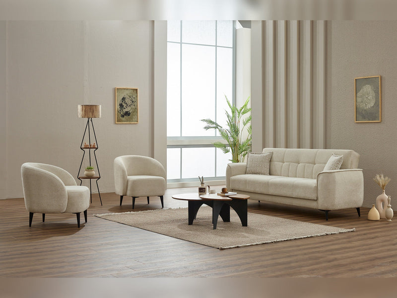 Touch 3-pieces (Sofa & Loveseat & Chair) Livingroom in Grey - 200-SIM-TOU-ERATO02-321