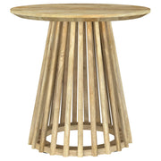 Touhy 2-piece Round Coffee and End Table Set Natural Mango - 710608-S2