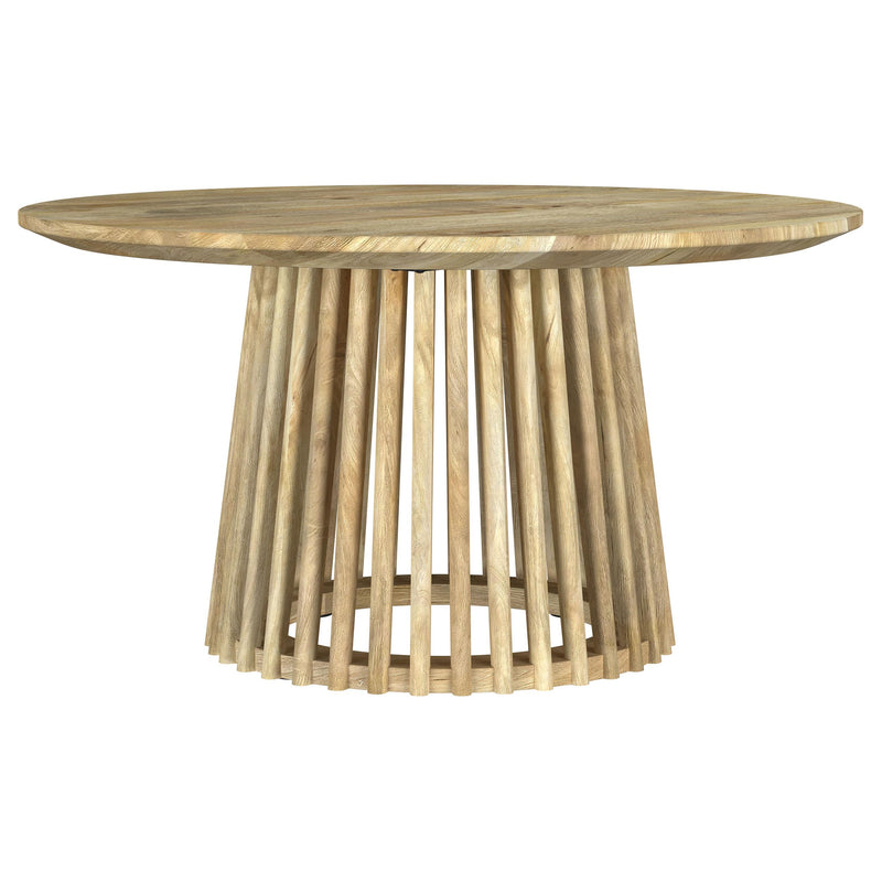 Touhy 3-piece Round Coffee and End Table Set Natural Mango - 710608-S3