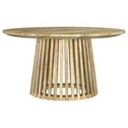 Touhy Round Solid Wood Cocktail Coffee Table Natural Mango - 710608