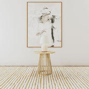 Touhy Round Solid Wood End Side Table Natural Mango - 710607