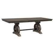 Toulon Dark Oak Extendable Dining Set - Gate FurnitureDining Room Set