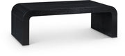 Toulon Oak Veneer Coffee Table in Black - 99072Black-C