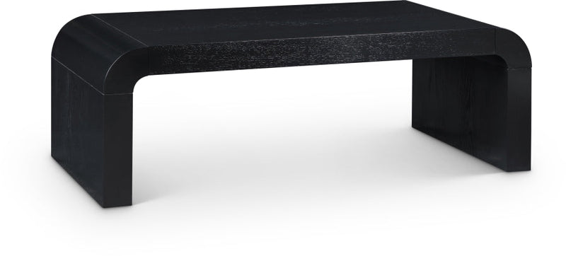 Toulon Oak Veneer Coffee Table in Black - 99072Black-C