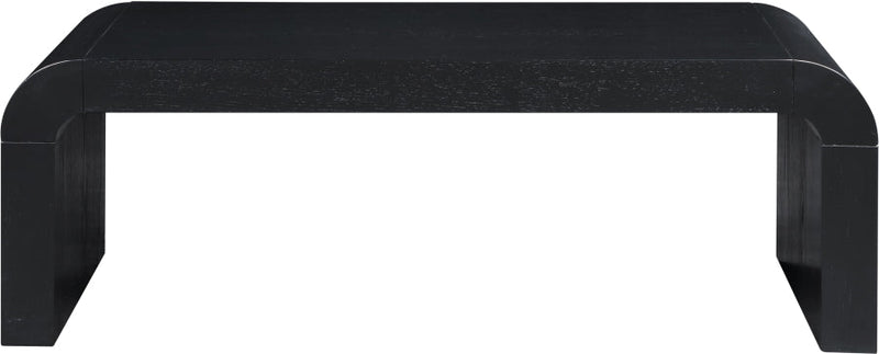 Toulon Oak Veneer Coffee Table in Black - 99072Black-C