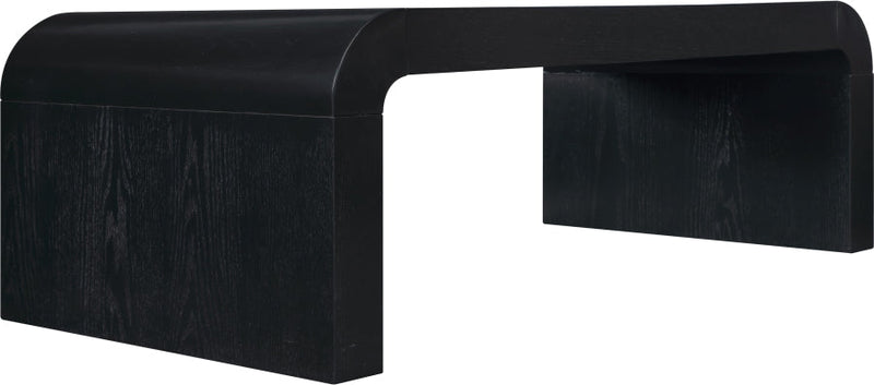 Toulon Oak Veneer Coffee Table in Black - 99072Black-C