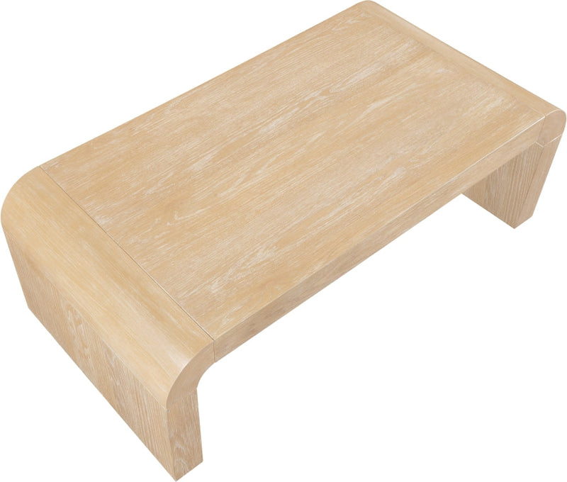 Toulon Oak Veneer Coffee Table in Natural - 99072Oak-C