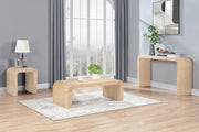 Toulon Oak Veneer Coffee Table in Natural - 99072Oak-C