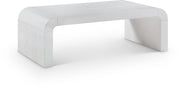 Toulon Oak Veneer Coffee Table in White - 99072White-C