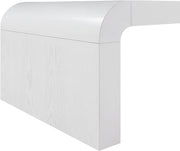 Toulon Oak Veneer Coffee Table in White - 99072White-C