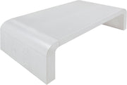 Toulon Oak Veneer Coffee Table in White - 99072White-C