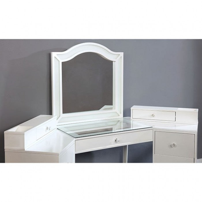 Tracie Luminous White Vanity Set - FOA-DK5686WH-PK