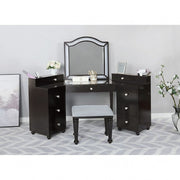 Tracie Obsidian Gray Vanity Set - FOA-DK5686DG-PK